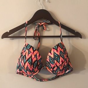 Colorful bikini top